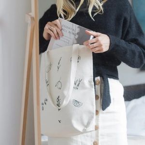 COPY - VITRUVI Botanical Tote NEW organic cotton